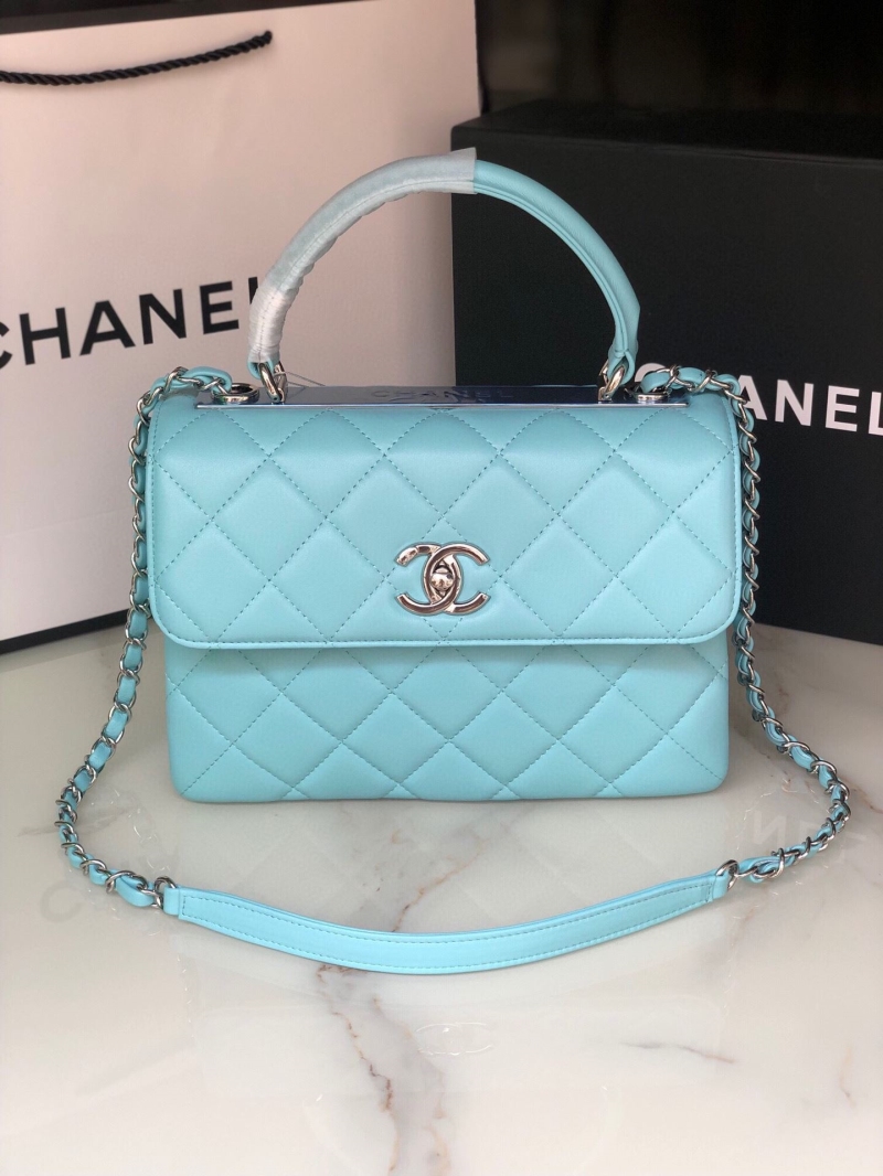 Ch**el top handle bags